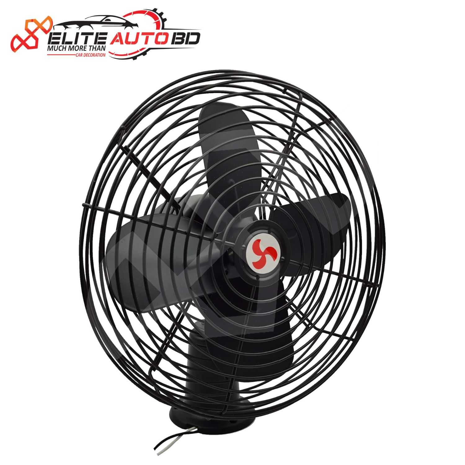 Homdec 12V RV Cooling Fan 8.75-inch - Heavy Duty Black Metal 2-Speed Car & Truck Fan | Elite Auto BD