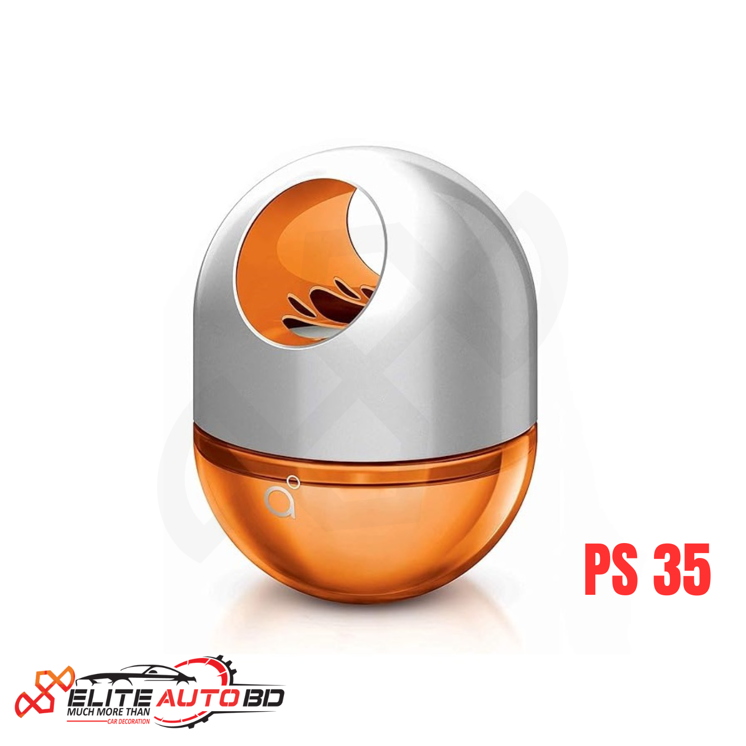Solar Powered Rotating Car Air Freshener & Aromatherapy Diffuser with Parking Number Plate | PS 35 | Elite Auto BD.