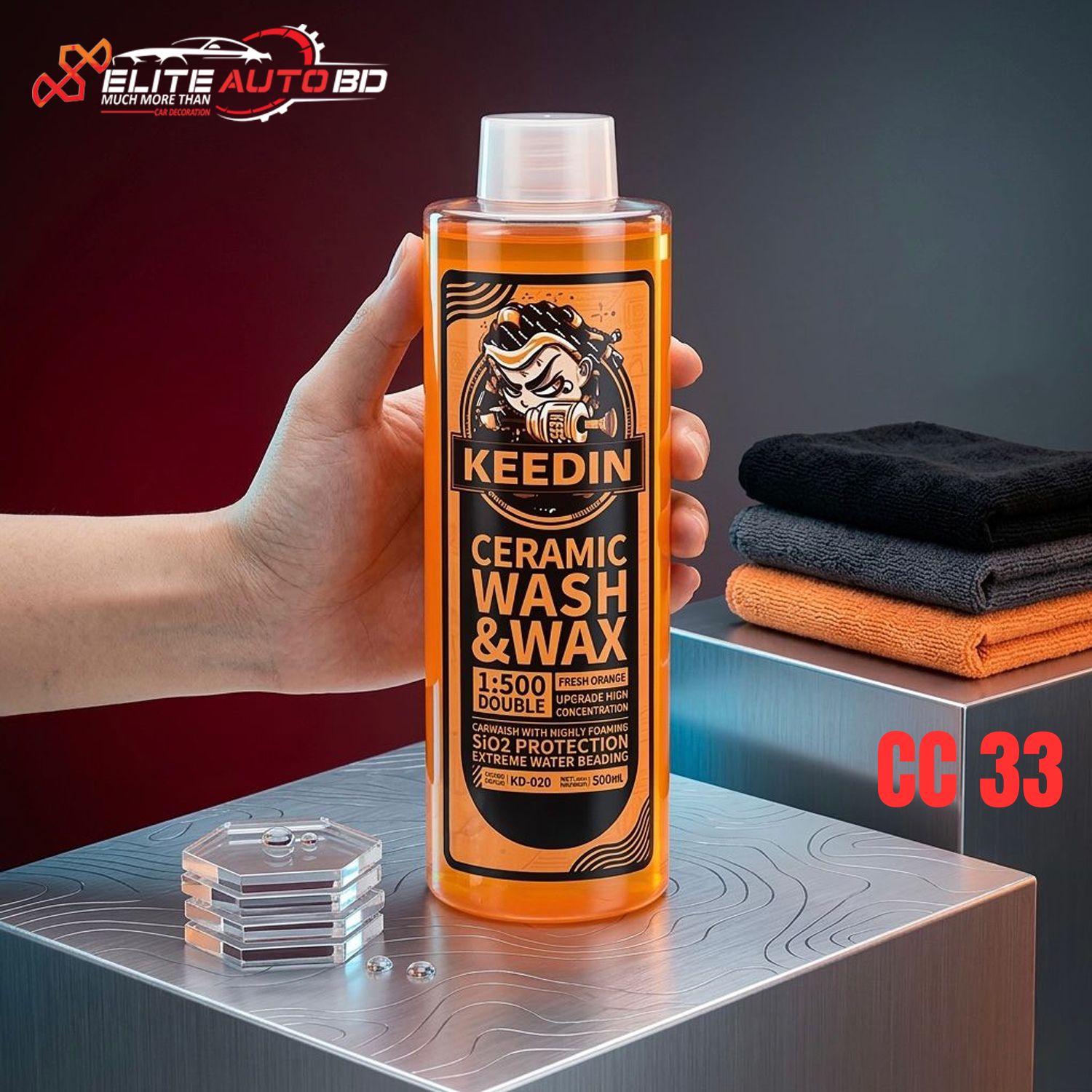 Under-seat" and "compact" address the primary consumer pain point: adding high-quality bass without losing trunk or cabin space  KEEDIN Ceramic Wash & Wax  | CC 33 |   Elite Auto BD