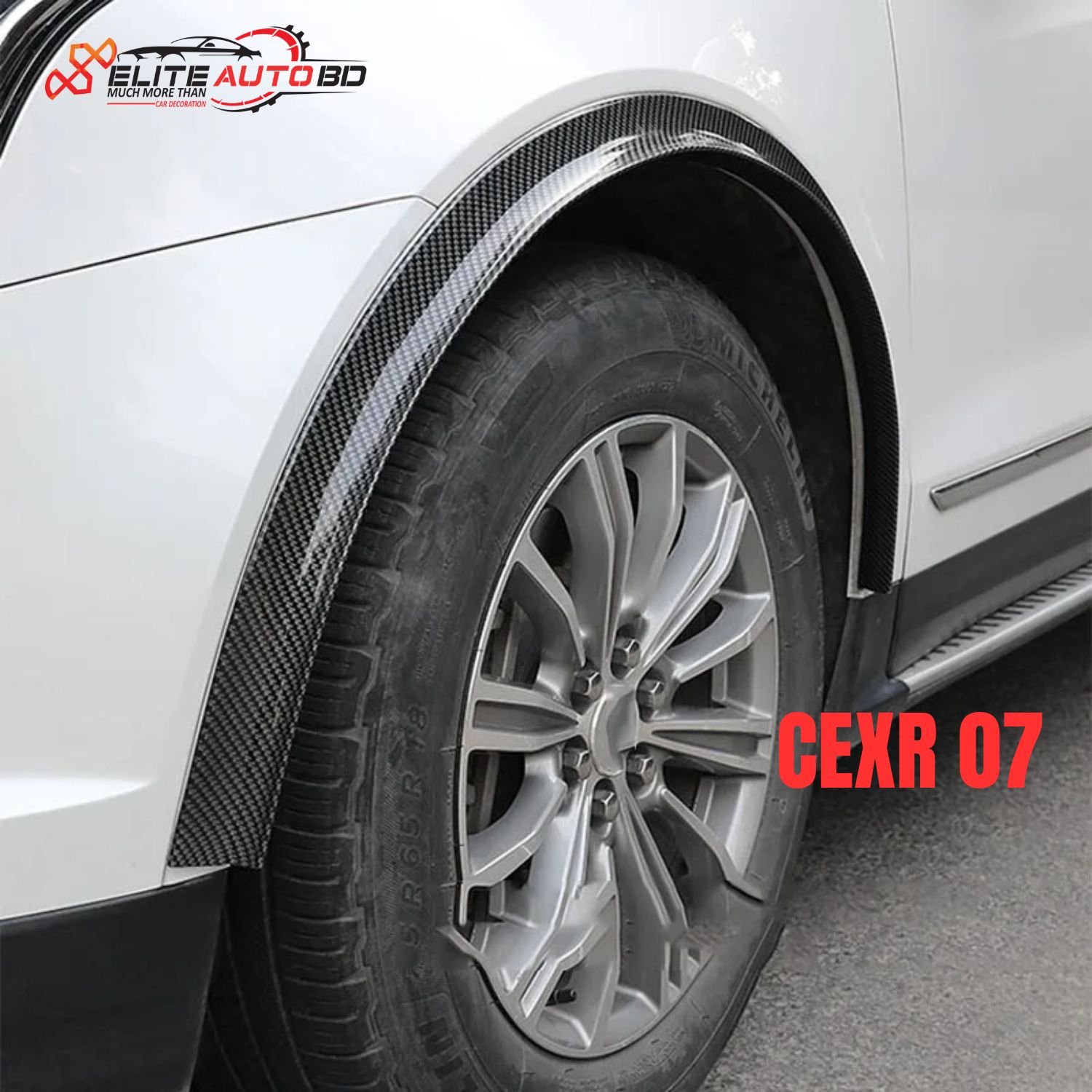 Universal Car Wheel Arch & Bumper Guard – 1.5M Anti-Collision Rubber Strip (2/3.5/4.5CM Width) | CEXR 07 | Elite Auto BD