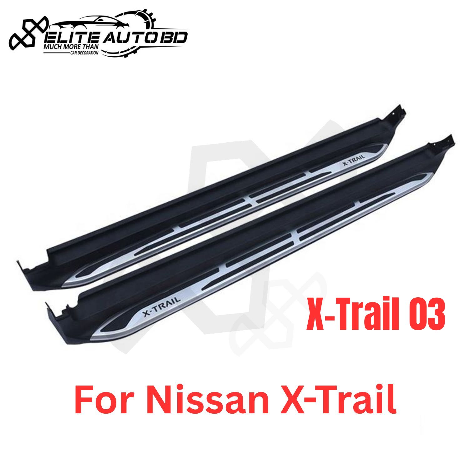 Running Board Side Step Pedal Nerf Bar Fits for Nissan X-Trail | X-Trail 03 | Elite Auto BD