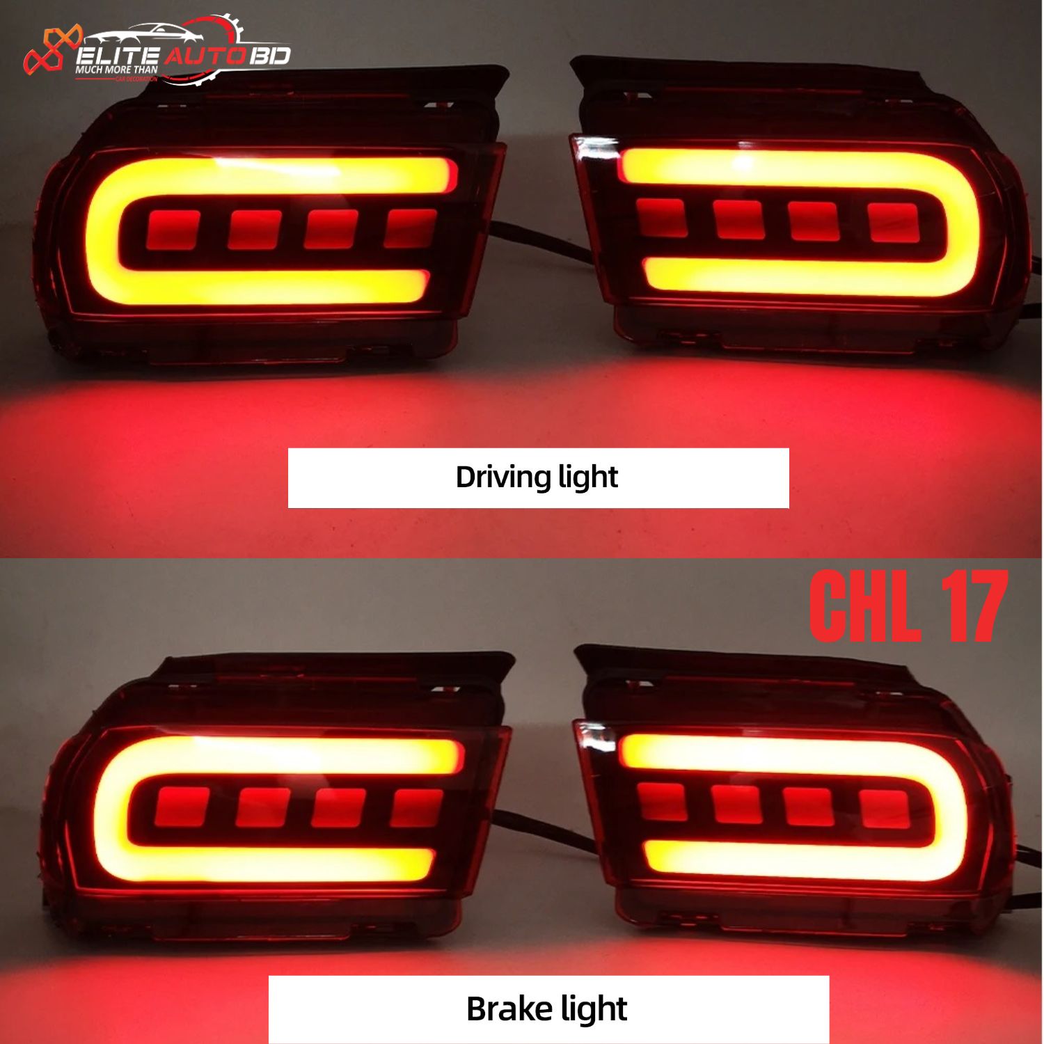 LED Rear Bumper Reflector Light for Toyota Land Cruiser Prado FJ150 (2010–2021) – Tail, Brake & Turn Signal Light Upgrade | CHL 17 |  Elite Auto BD