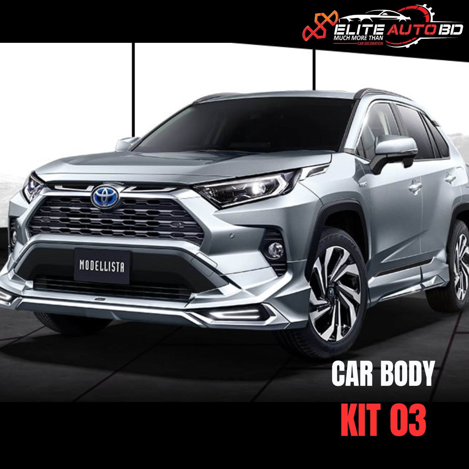 The Modeller’s body kit for the Toyota RAV4 2018-2022