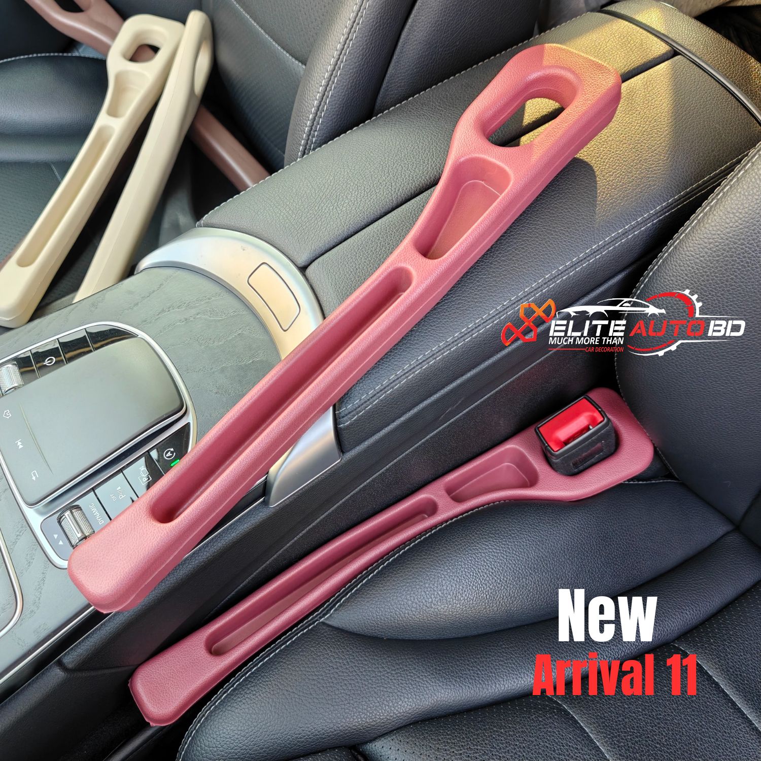 2PCS Car Seat Gap Filler with Organizer – Universal Fit Between Seat and Console – Anti-Drop Storage Accessory Set | New Arrival 11 | Elite Auto BD