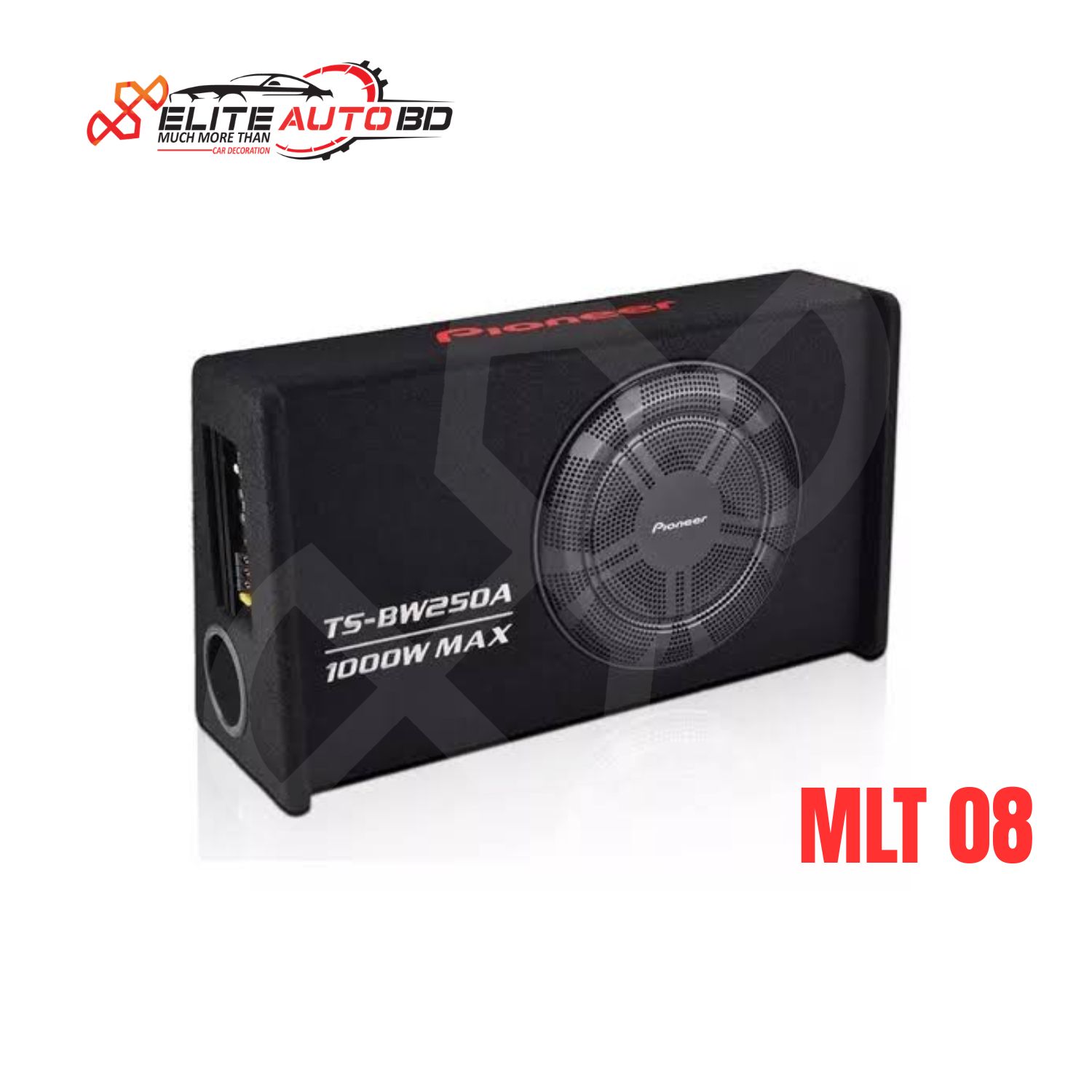 Pioneer TS-BW250A 10-Inch Active Subwoofer – 1000W Powerful Car Bass Box in Bangladesh | MLT 08 | Elite Auto BD