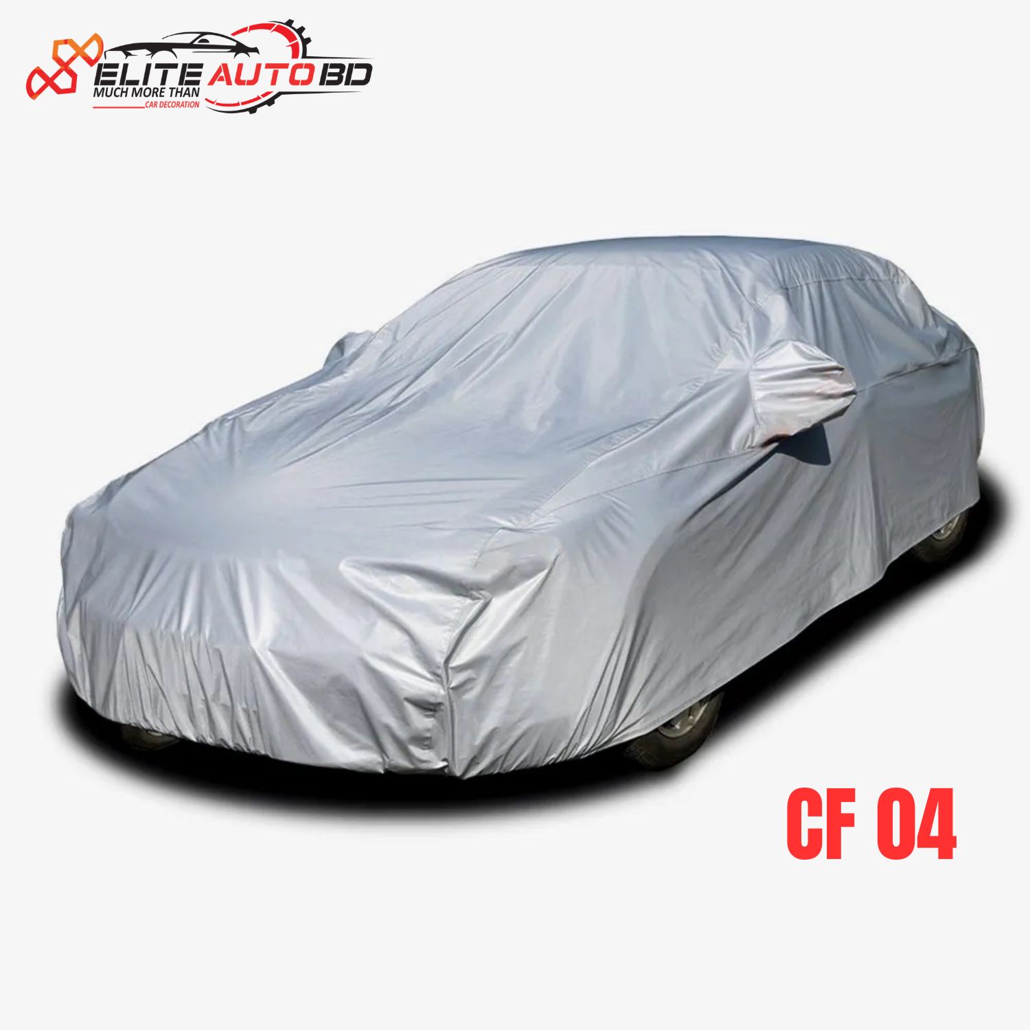 All Weather Protection Silver Car Cover for Allion, Premio, Axio, Aqua, Vitz, Fielder, Probox Etc Desire 2012-2021 | Anti Dust, Water Resistant, Durable, Heat Resistant, UV Proof - Triple Stitched Elastic Grip with Mirror Pocket | CF 04 | Elite Auto BD