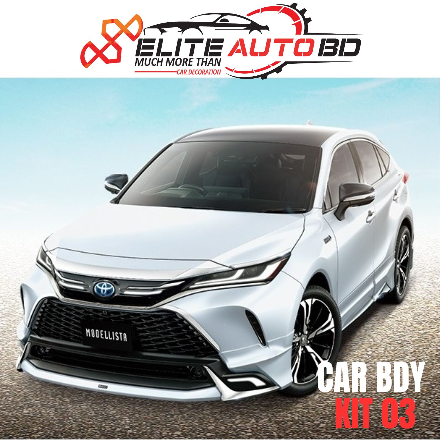MODELLISTA BODY KIT for HARRIER AVANT EMOTIONAL STYLE 2020-2022 | Car Body Kit 03 | Elite Auto BD