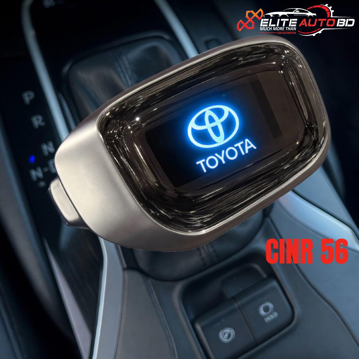 Toyota Crystal LED Gear Shift Knob – Touch-Activated Multicolour Illuminated Shifter for Toyota Allion, Premio, & Axio | CINR 56 |  Elite Auto BD