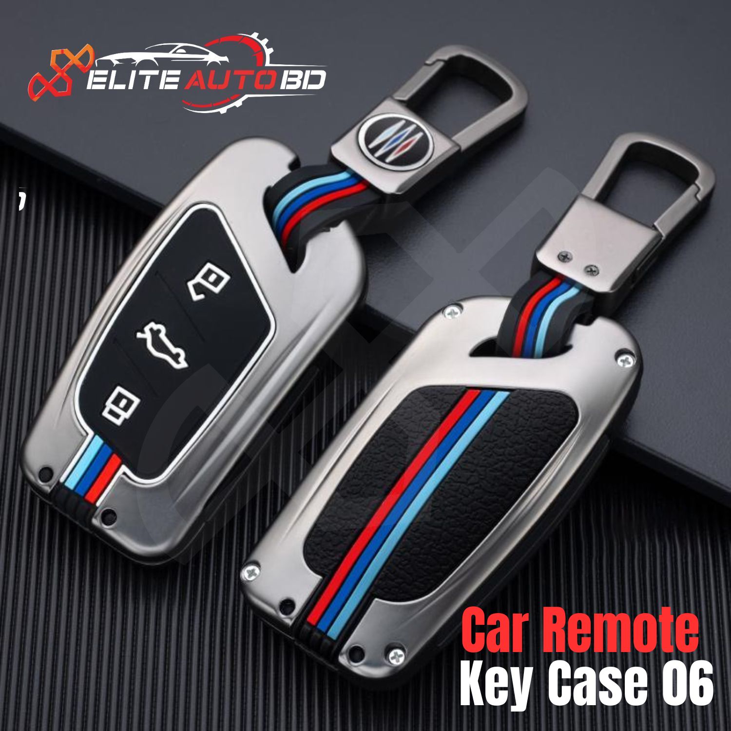 Key Fob Cover Card Case With Rope Protection Holder Chain Anti-fall Water Proof Shell Keyring Keychain Bag for MG ZS EV MG6 EZS HS EHS | MG |Car Remote Key Case 06 | Elite Auto BD
